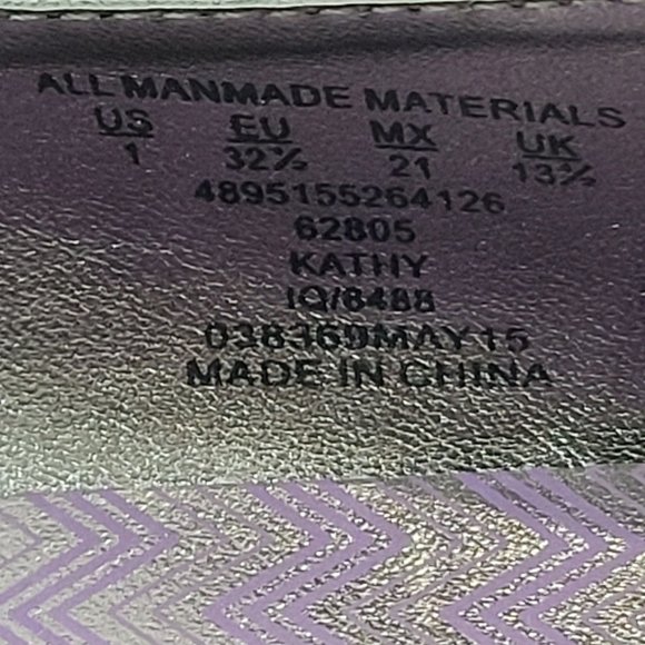 Wonder Kids Kathy Girl's Flats Slip Resistant Black US Size 1 NIB - Picture 11 of 11